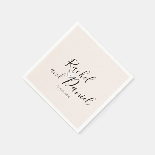 Modern Wedding Servet (Hoek)