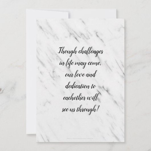 Modern Wedding Uitgesteld Geannuleerd Uitstel Kaart (Achterkant)