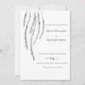  Modern Wedding Uitnodiging (Voorkant)