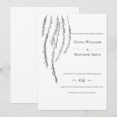  Modern Wedding Uitnodiging (Voorkant / Achterkant)