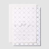 Modern Wedding Vow Vernieuwing Jubileum Party Vellum Uitnodigingen (Offset (Uitnodiging))