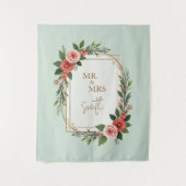 Modern Wedding Welcome Sign, Boho Wedding Wandkleed (Voorkant)