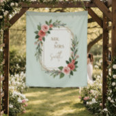 Modern Wedding Welcome Sign, Boho Wedding Wandkleed