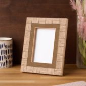 Modern weefpatroon Geen tekst gegraveerde Lijsten Gegraveerde Lijstjes (Links)