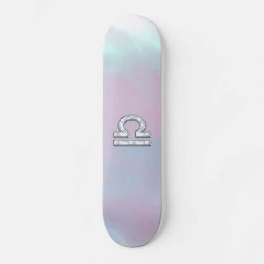 Modern Weegschaal Sterrenbeeld Moeder van Parel St Persoonlijk Skateboard (Voorkant)
