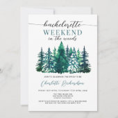 modern weekend in de bachelorette van de Bossen iv Kaart (Voorkant)