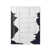 Modern Weekly Planner Notitieblok (Linkerzijde)