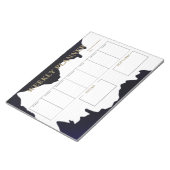 Modern Weekly Planner Notitieblok (Schuin)