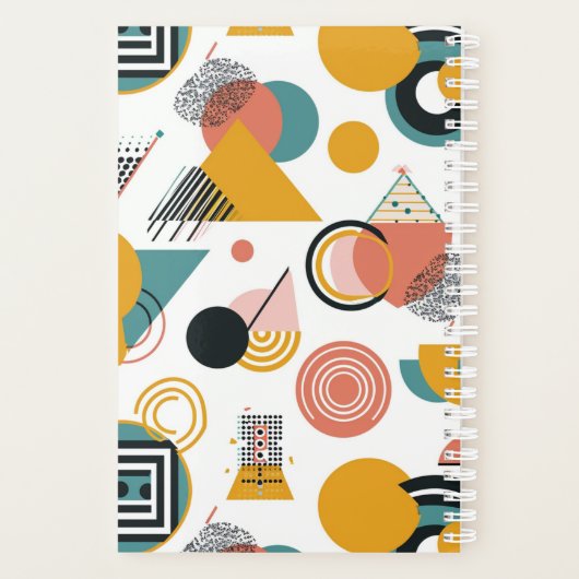 Modern wekelijks/jaarlijks planner (Achterkant)