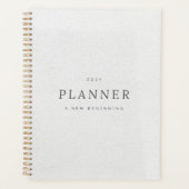 Modern wekelijks/jaarlijks planner (Voorkant)