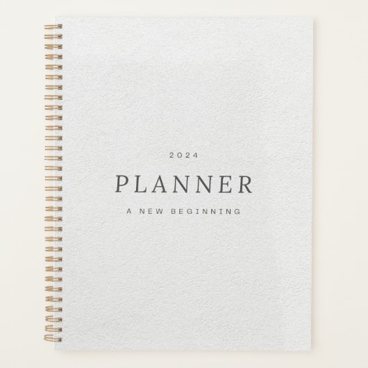 Modern wekelijks/jaarlijks planner (Voorkant)