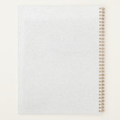 Modern wekelijks/jaarlijks planner (Achterkant)