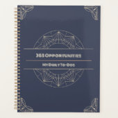 Modern wekelijks/jaarlijks planner (Voorkant)