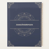 Modern wekelijks/jaarlijks planner (Achterkant)