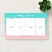 Modern wekelijkse planning om aanbiedingen te doen post-it® notes (Kantoor)