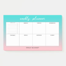 Modern wekelijkse planning om aanbiedingen te doen