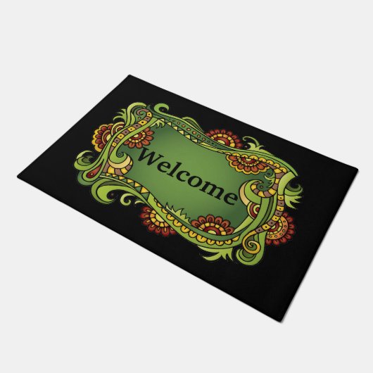 Modern Welkom Deurmat (Schuin)
