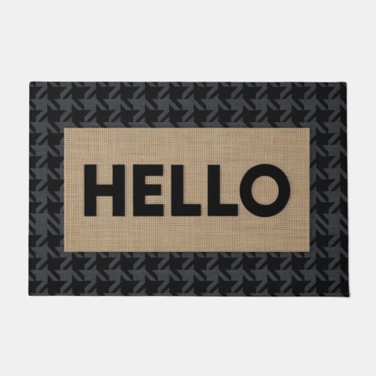 Modern Welkom Doormat Deurmat (Voorkant)