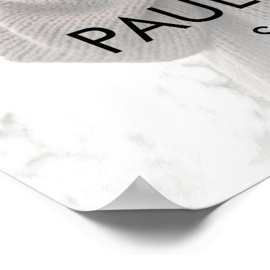 Modern Welkomstbord voor bruiloft Poster (Hoek)