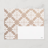 Modern wending you Joy Holiday Craft Paper Feestdagenkaart (Achterkant)