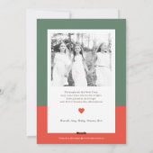 Modern wenst EEDITABLE COLOR Holiday-fotokaart Feestdagenkaart (Achterkant)