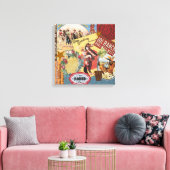 modern  western cowgirl canvas afdruk (Insitu (Woonkamer))