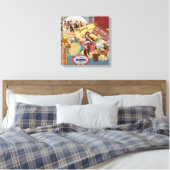 modern  western cowgirl canvas afdruk (Insitu (Slaapkamer))