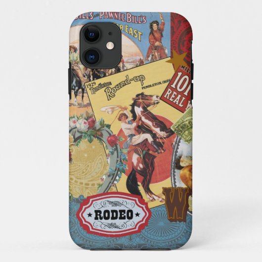 modern western cowgirl Case-Mate iPhone case (Achterkant)