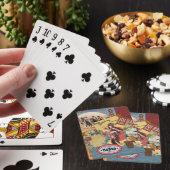 modern western cowgirl pokerkaarten (Insitu)