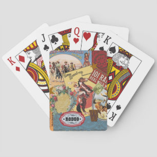 modern  western cowgirl pokerkaarten