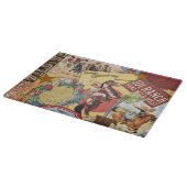 modern  western cowgirl snijplank (Hoek)