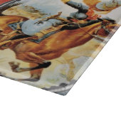 modern  western cowgirl snijplank (Hoek)