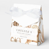 Modern Western Rodeo Waterverf Baby shower Bedankdoosjes (Voorkant Zijde)