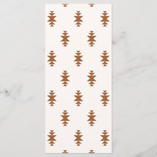 Modern Western Wedding Menu (Achterkant)