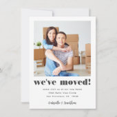 Modern Weve Moved Photo New Home Announge Aankondiging (Voorkant)