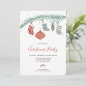 Modern whimsical Christmas socks illustration Kaart (Staand voorkant)