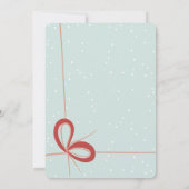 Modern whimsical Christmas socks illustration Kaart (Achterkant)