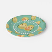 Modern Whimsical Funny Avocados Cute Wedding Party Papieren Bordje (Gekanteld)