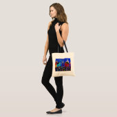 Modern Whimsical Mexican Town Canvas tas door Pris (Voorkant (model))
