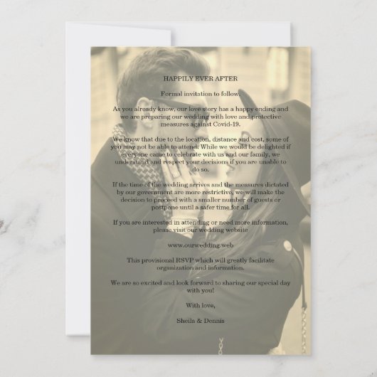 Modern Whimsical Typography Script Custom Photo (Achterkant)