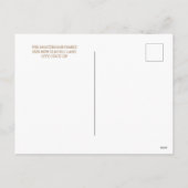 Modern White 2-foto kerstdashing sneeuw Feestdagenkaart (Achterkant)