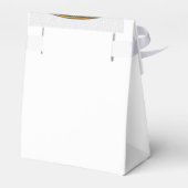 Modern White and Gold Islamic Wedding Bedankdoosjes (Achterkant)