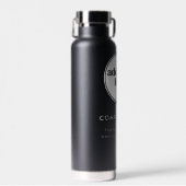 Modern White Business Custom Company Logo Waterfles (Voorkant)