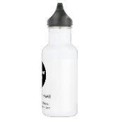 Modern White Business Custom Company Logo Waterfles (Rechts)