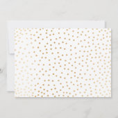 Modern White Cream Floral Greenery Wedding Kaart (Achterkant)