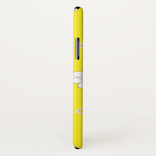 Modern White Daisy Flowers Yellow Case-Mate iPhone Case (Achterkant / rechts)