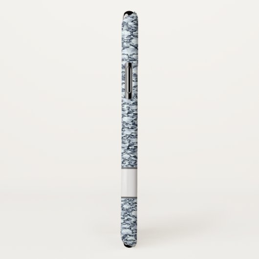 Modern White Encrusted Diamonds Case-Mate iPhone Case (Achterkant / rechts)