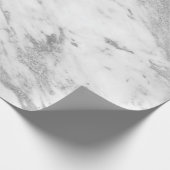Modern White Faux Marble No 4a Cadeaupapier (Hoek)