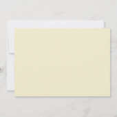 Modern White Floral Waterverf Spring Fall Wedding Save The Date (Achterkant)