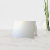 Modern White Flowers Pearls Thank You Card Bedankkaart (Achterkant)